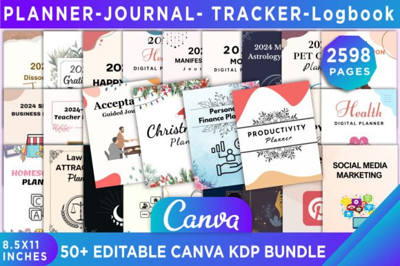 Download 50+ Editable Canva Kdp Bundle - Premium Resources
