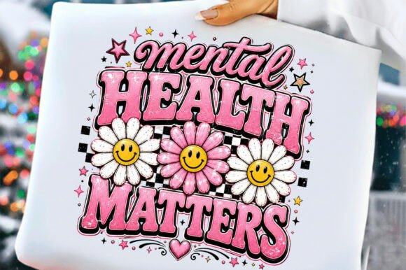 Download Groovy Mental Health Matters Daisy PNG - Premium Resources